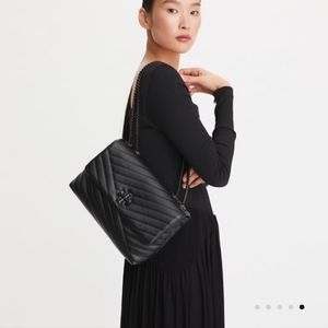 Looks  like new tory burch Kira chevron bag ❤ all black!!!